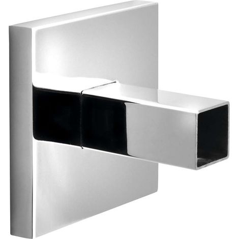 Sapho Accesorios - Adaptador cuadrado para conexión directa del cable a la pared, acero inoxidable ER140 (1/2)