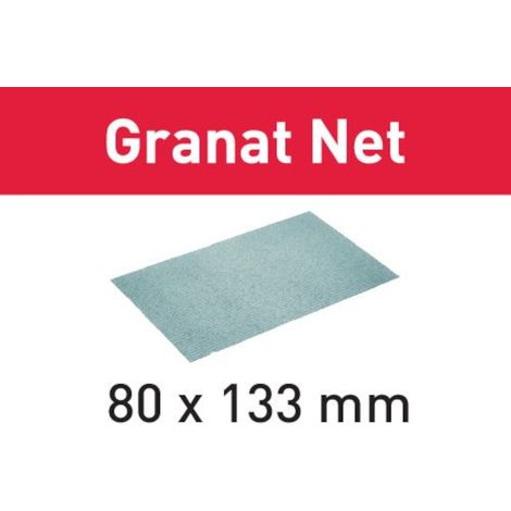 Festool STF 80x133 NET/50 Fogli abrasivi Granat Net 50 Pz. - 80 - 50 Pz.