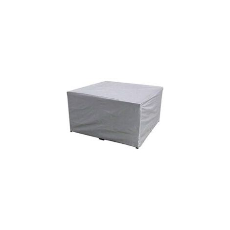 Gartentischabdeckung, rechteckige wasserdichte Plane für Gartenmöbel, wind-/regen-/UV-/staubbeständig, mit Kordelzug - Crezuo (1/4)
