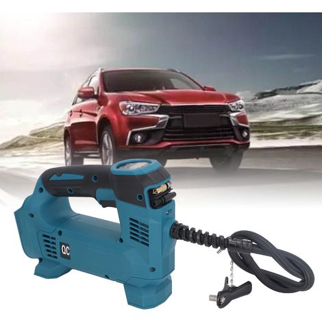 Diese tragbare Luftpumpe ist mit Makita 18V-Akkus kompatibel, verfügt über einen Druckbereich von 3-150 PSI, ein digitales Manometer und eignet sich für den Einsatz bei Autos, Motorrädern, Fahrrädern (1/5)