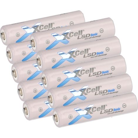 10x XCell Micro AAA Akku LSD Basic Ni-Mh 1,2V 800mAh low self discharge Akku (1/5)