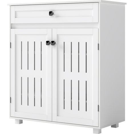 Levede Shoe Cabinet 4-Tier Door Entryway Storage Rack Organizer Cupboard White