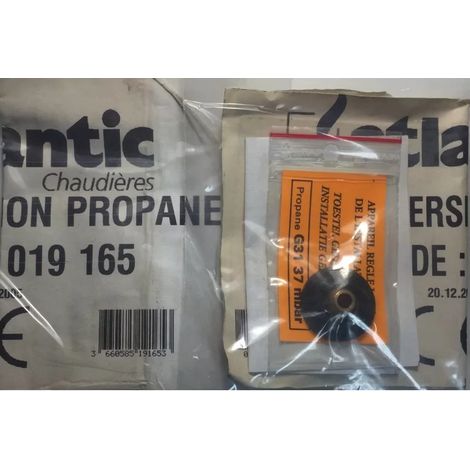 Atlantic 019165 Kit Conversion Propane G31 37mbar