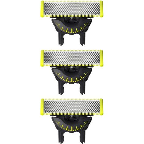Authentiques lames de rechange, pour rasoir/tondeuse électrique OneBlade, 3x 360 lames, modèle QP430/60