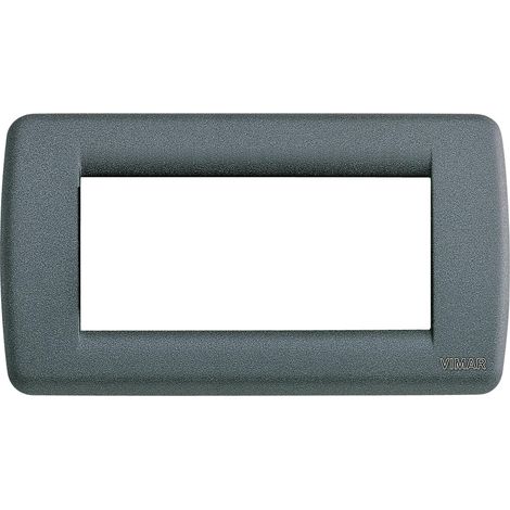 Vimar idea placca 4 moduli color ardesia 16754.46 (1/2)