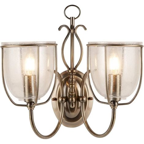 [NEUWERTIG] B-Ware Silhouette Wandleuchte Wandlampe 2 Flammig Beleuchtung Wohnzimmer Innenbereich