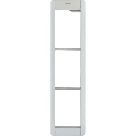 VIMAR - 41133.04 Support de pixels 3M + cadre, gris anodisé.