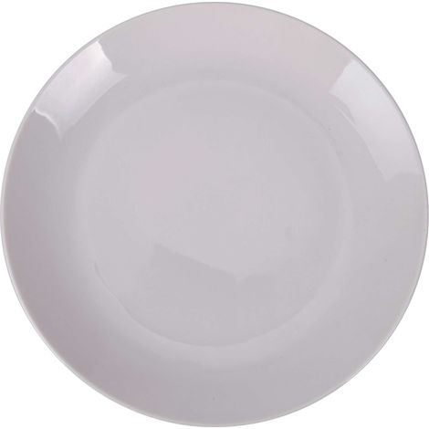 PIATTO FRUTTA NUVOLA 20 CM BIANCO COUPE (1/2)