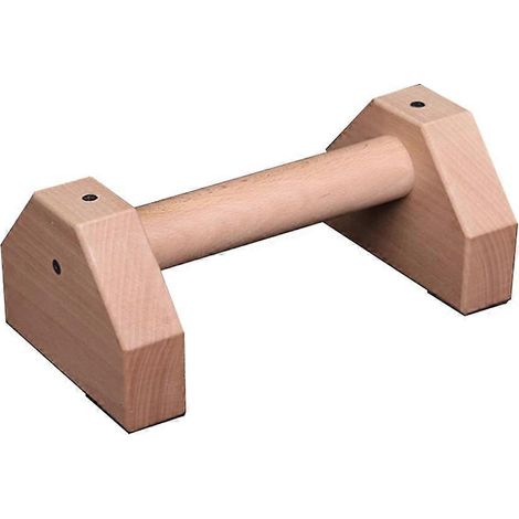Liegestützgriffständer aus Holz mit Klimmzugstangen, rutschfester Unterseite, Heimtrainingsgerät, Griffe für Krafttraining, 30 cm (1/5)
