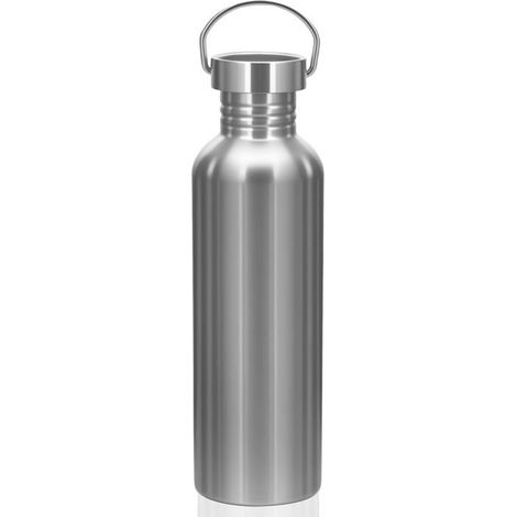 Gourde Isotherme Inox 1L Double Paroi - Sans BPA, pour Boissons Chaudes/Froides, Sport, École, Fitness (1/5)