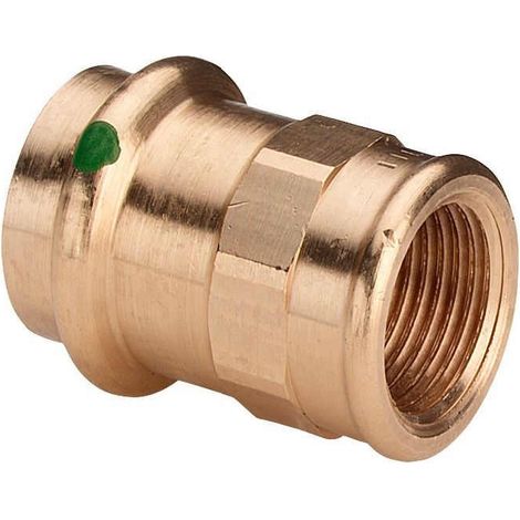 Raccord droit à sertir cuivre V - F1 1/4 x ø35 mm
