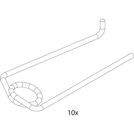 BOSCH Ressort de retenue 18mm (10x), 87186846990