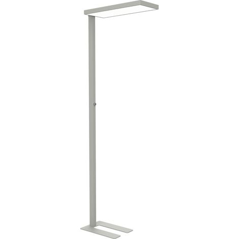 Maul 8257195 LED-Stehlampe LED Lichtquelle durch Elektrofachkraft austauschbar 62 W Silber
