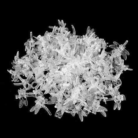 100 Pieces Plant Stem Clips, Orchid Clips, Garden Plant Clips with Strong Grip, Cute Design for Orchids, Tomatoes, Cucumbers, Peppers, Vines (1/5)