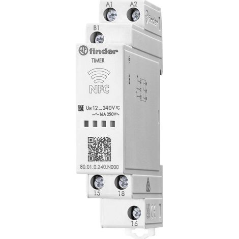 Finder 80010240N000 80.01.0.240.N000 Zeitrelais Multifunktional 1 St. Zeitbereich: 2 s - 24 h