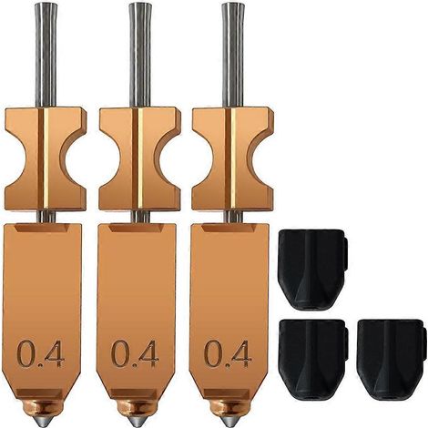 3PK 0,4 mm Upgrade-Hotend für AD5X, montiertes Extruder-Hotend-Kit, komplett aus Metall, schnell abnehmbare integrierte Düse (1/5)