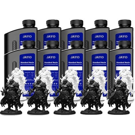 Resina para impresoras 3D, alta precisión, curado rápido, estándar 5BK 5WT (1/2)