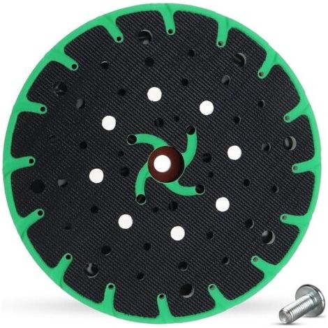 Plateau de ponçage 150 mm – Compatible ponceuses excentriques Festool – Aspiration efficace – Pour surfaces planes et incurvées