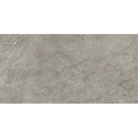 Carrelage effet Marbre Gris Royal 150x75x0,9 cm Brillant Orsiano - Sol et mur intérieur (vendu par carton de 2,25 m²) - RO'MA CARRELAGE