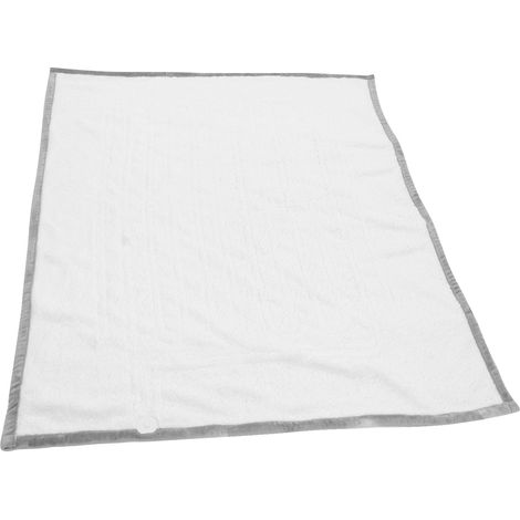 Couverture chauffante électrique douce, 4 modes de chauffage, chauffe rapide, arrêt automatique, idéale pour la maison et la voiture, prise 230 V (norme européenne), 130 x 150 cm (1/5)