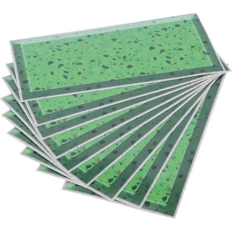 Lot de 9 autocollants muraux innovants, imperméables et auto-adhésifs pour carrelage, parfaits pour la cuisine et la salle de bain. (1/5)