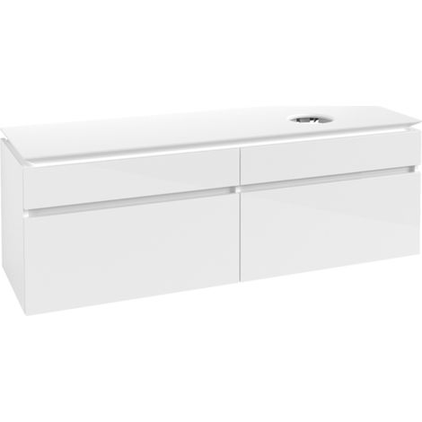 VB WTUS Legato B598 1600x550x500mm 4 sections WT re Blanc brillant (1/2)