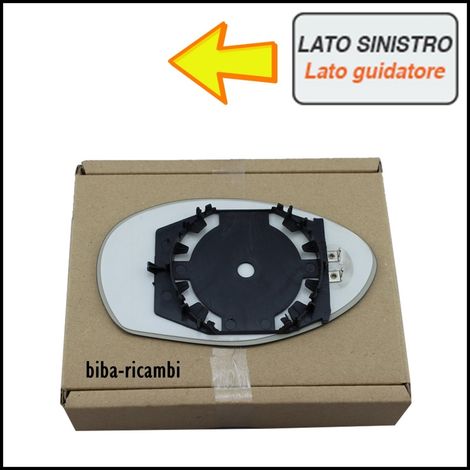 Piastra vetro specchio termico lato sx alfa romeo 147  alfa gt fino 08/2009