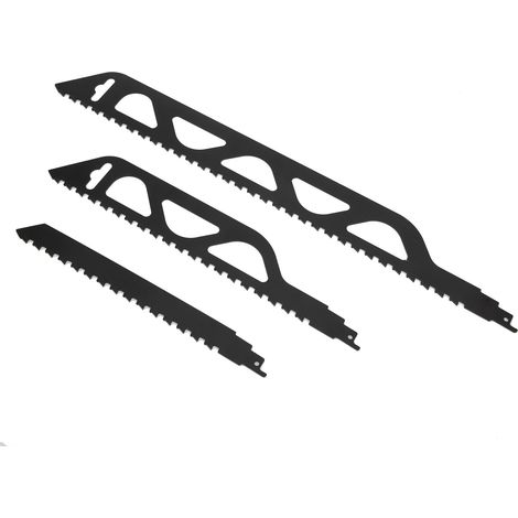 Lot de 3 lames de scie pour la découpe de briques, accessoires de rechange pour scie alternative électrique (1/5)
