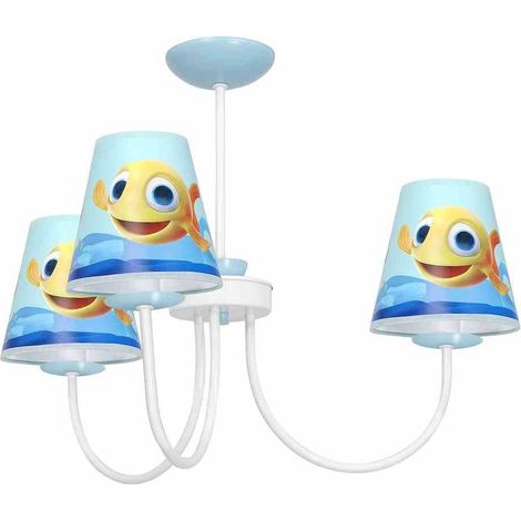 Suspension enfant Rybka bleue 3x40W E14 Milagro MLP6809 (1/5)