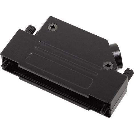encitech D45ZK37-BK-K 6560-0116-14 D-SUB Gehäuse Polzahl: 37 Vollmetall 45 ° Schwarz 1 St.