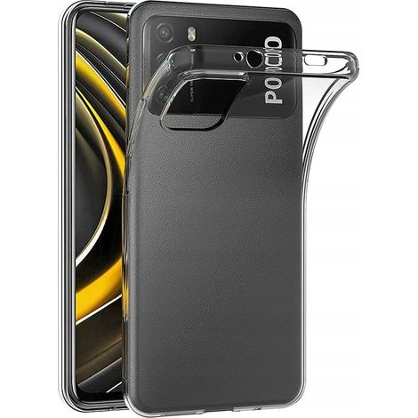 Schutzhülle für Xiaomi Poco M3 / Xiaomi Redmi 9T: Transparente Silikonhülle, schlank + Glas (9H) (1/5)