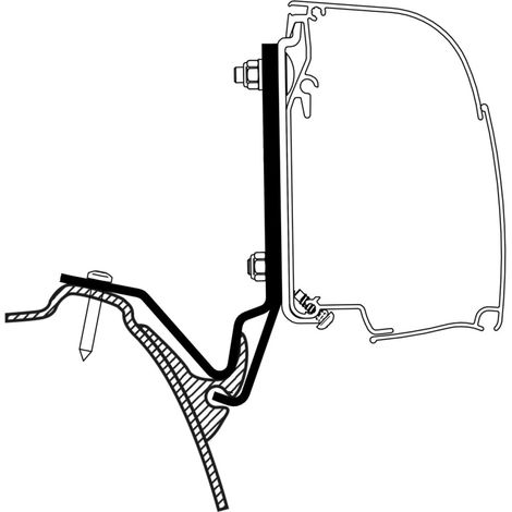 Adattatore Omnistor 4200 Westfalia Kepler One/five/six - Thule