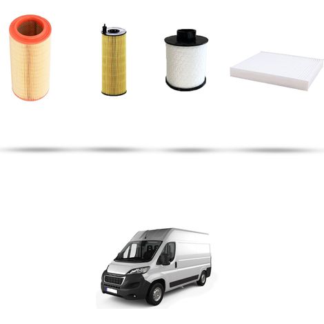 Kit tagliando 4 filtri compatibile con Peugeot Boxer III 2.2 HDI FAP 110kw dal 2011 (1/5)