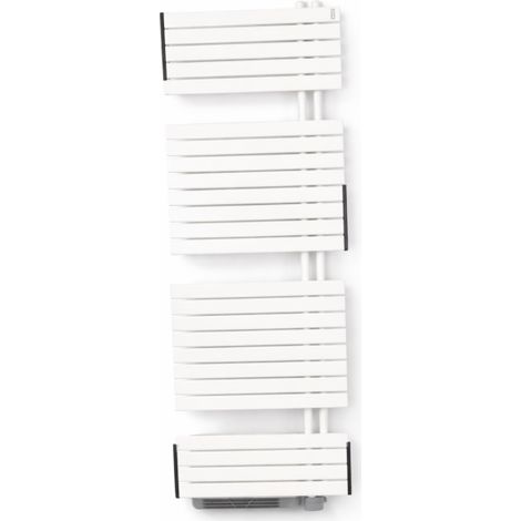 [JAMAIS UTILISE] Sèche-Serviettes Électrique 1000W IRSAP Soul S Booster avec Télécommande Mât à Droite Blanc - UBE055AJ8A401NNN (1/5)