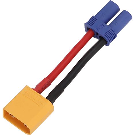 Câble de connexion RC EC5 vers XT90 mâle pour voitures télécommandées, 12AWG, professionnel (1/5)