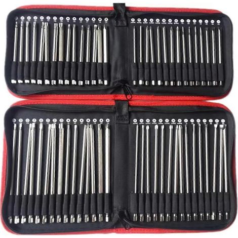 Set mit 30 magnetischen Schraubendreherbits mit 6,35 mm (1/4 Zoll) Sechskantschaft für Elektrowerkzeuge (1/5)
