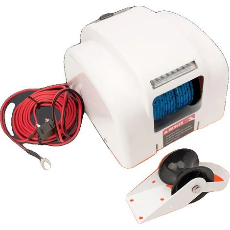 Treuil Électrique, Télécommande Sans Fil, Capacité de 45 lbs, BLANC (1/5)