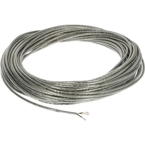 Câble de commande blindé en PVC 3 x 0,75 mm² avec conducteur de protection
