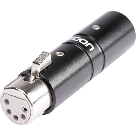 Adaptateur XLR Hicon HI-X3X5-MF XLR mâle - XLR femelle 1 pc(s) D14361 (1/2)