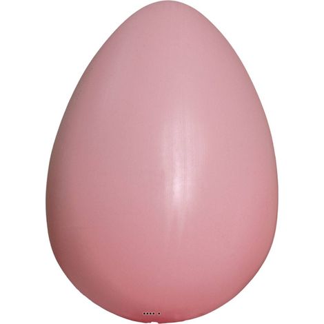 Oeuf rose artificiel en Plastique soufflé H 300x200 mm (1/3)