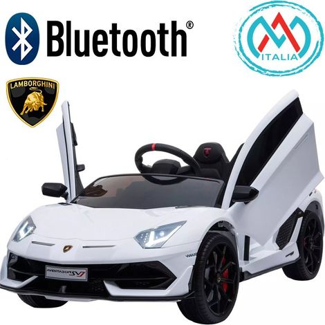 MINI AUTO PER BAMBINI LAMBORGHINI AVENTADOR White-de