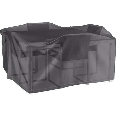 Housse de protection imperméable pour meubles 7914 150x160x85 AeroCover grise Homms (1/4)