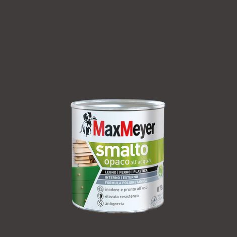 MaxMeyer Smalto Opaco all'acqua Poliuretanico Marrone 0,75 l (1/3)