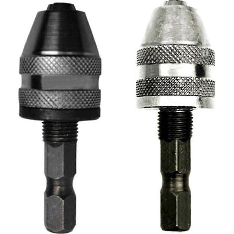 Mandrin de perceuse hexagonale, tournevis sans clé, adaptateur pour visseuse à percussion, fixation pour moteur électrique, hexagone 0,3 (1/5)