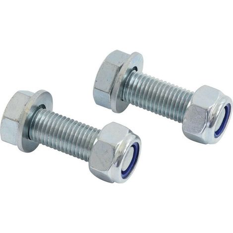 Lot de 2 vis de fixation chape d'attelage et rotule