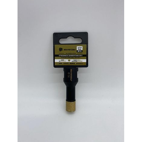 Foratura a secco con corona diamantata M14 da 14 mm / Professionista indiano
