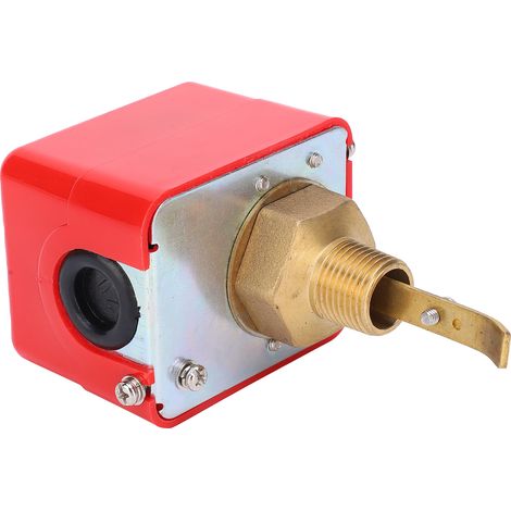 Interrupteur de débit d'eau HFS-15 à cible, raccord laiton G1/2, haute sensibilité, détecteur de flux liquide pour tuyauterie, capteur fiable, 1 pièce. (1/5)