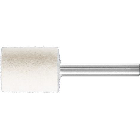 PFERD TOOLS harte Filzpolierstifte Zylinderform mit Stirnbohrung Ø 20x25 mm Schaft-Ø 6 mm 10 Stk