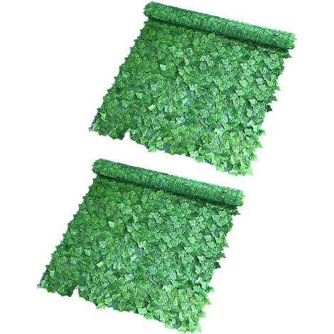Filet de clôture artificiel en feuilles de vigne, décoration végétale verte, feuilles artificielles pour l'intérieur et l'extérieur, jardin et balcon (1/5)