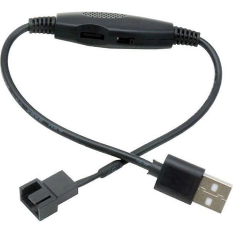 USB-auf-4-Pin-PWM-5V-USB-Lüfter-Netzteilkabel, USB-auf-4-Pin-Lüfteradapter-Anschlusskabel, USB-auf-4-Pin-Kabelverteiler (1/5)
